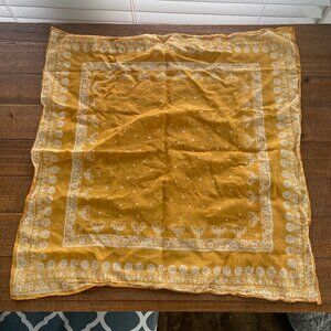 Madewell golden yellow cotton bandana